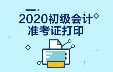 哪个网址可以打印2020年湖北初级会计准考证？